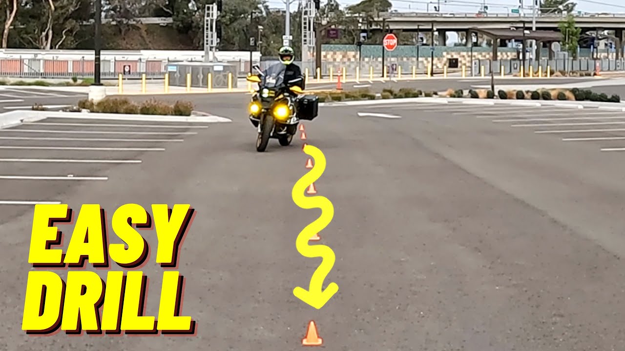 Simple Motorcycle Drill - Slow Cone Weave