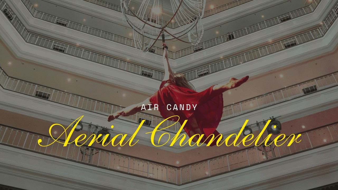 Aerial Chandelier at the  Westin Grand Hotel Christmas 2025