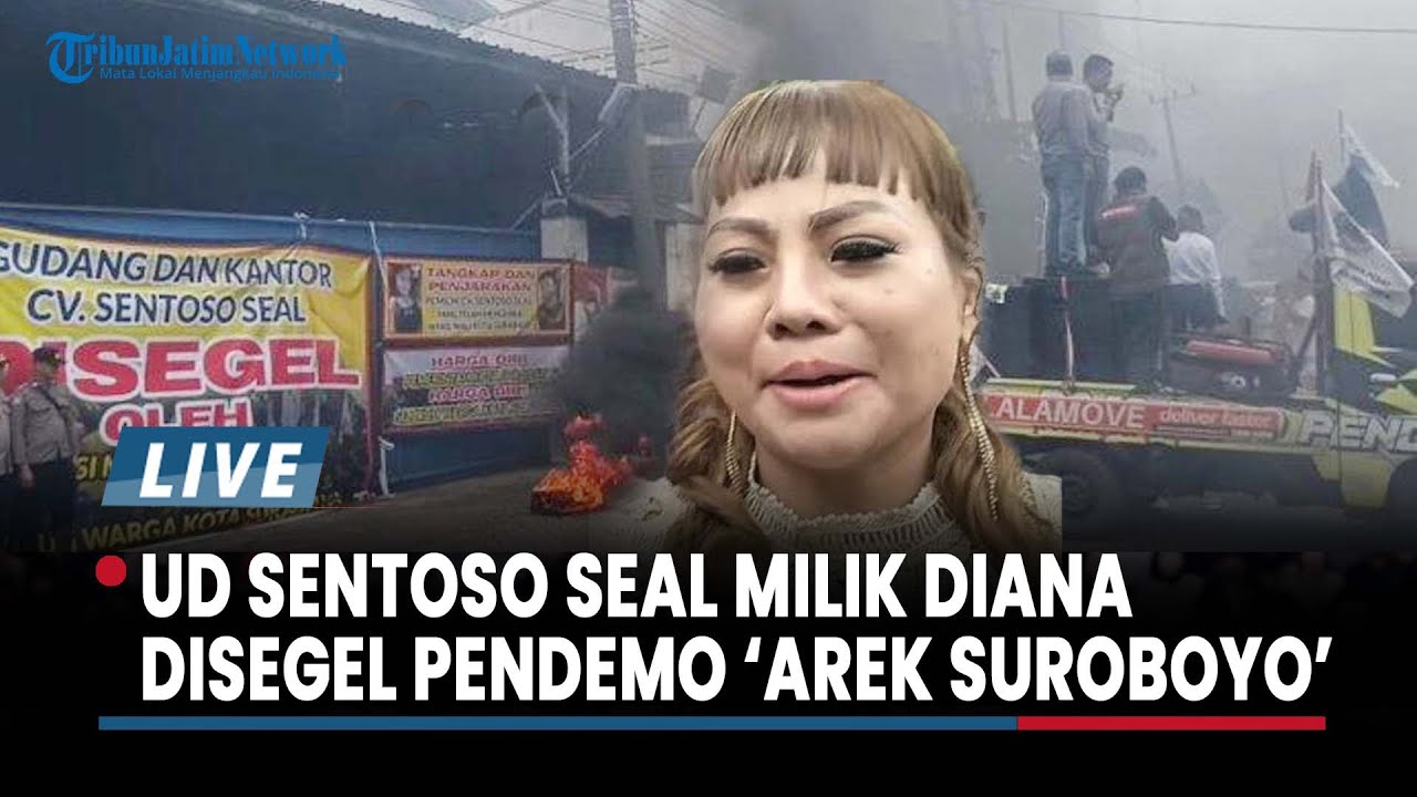 KASUS PENAHANAN IJAZAH, Gudang UD Sentoso Seal Milik Diana Digeruduk Massa di Surabaya