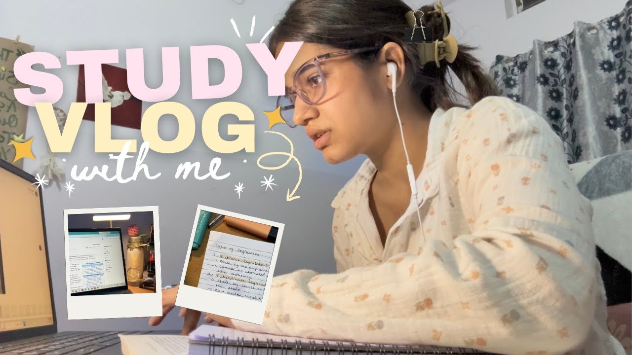 Study with me for weekly test | UFYLC | Rajasthan University | law school diaries 