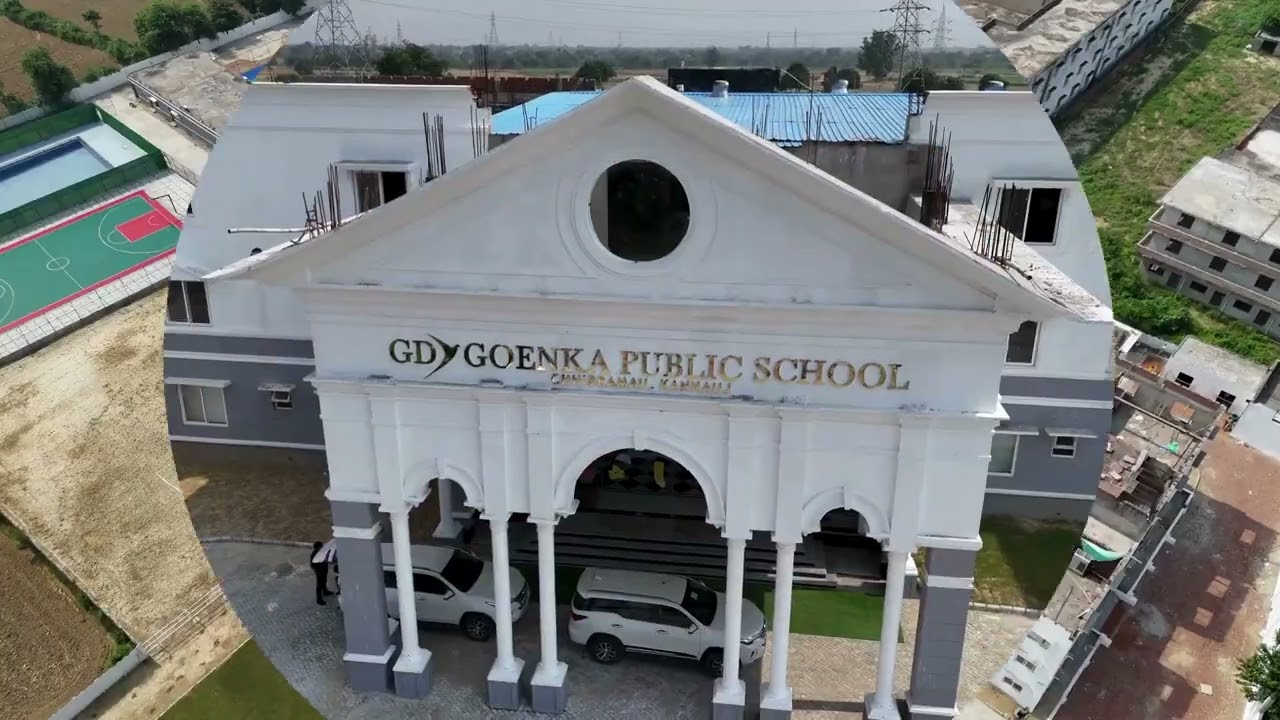 GD Goenka Public School: Aerial Journey Through Excellence and Innovation