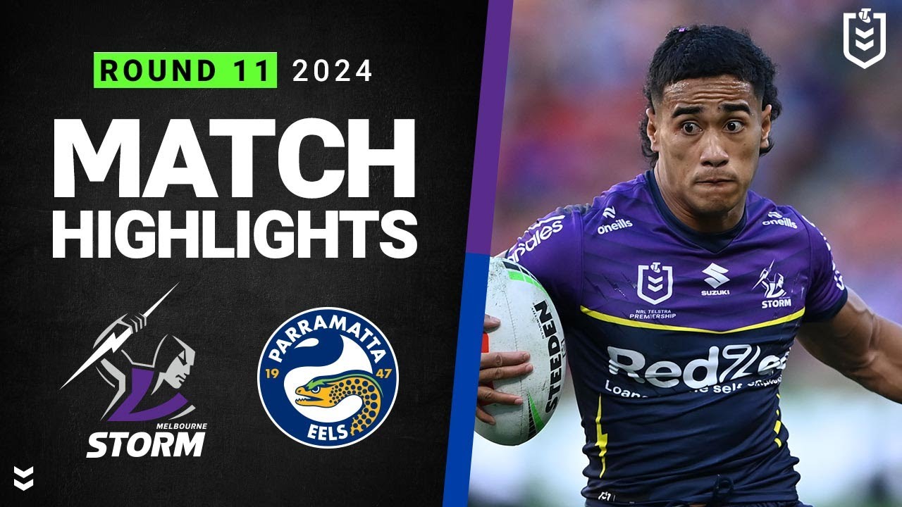 NRL Highlights | NRL 2024 | Storm v Eels | Match Highlights