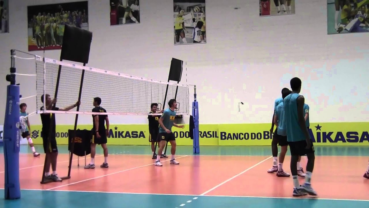 Seleção Infantil Masculina treinando