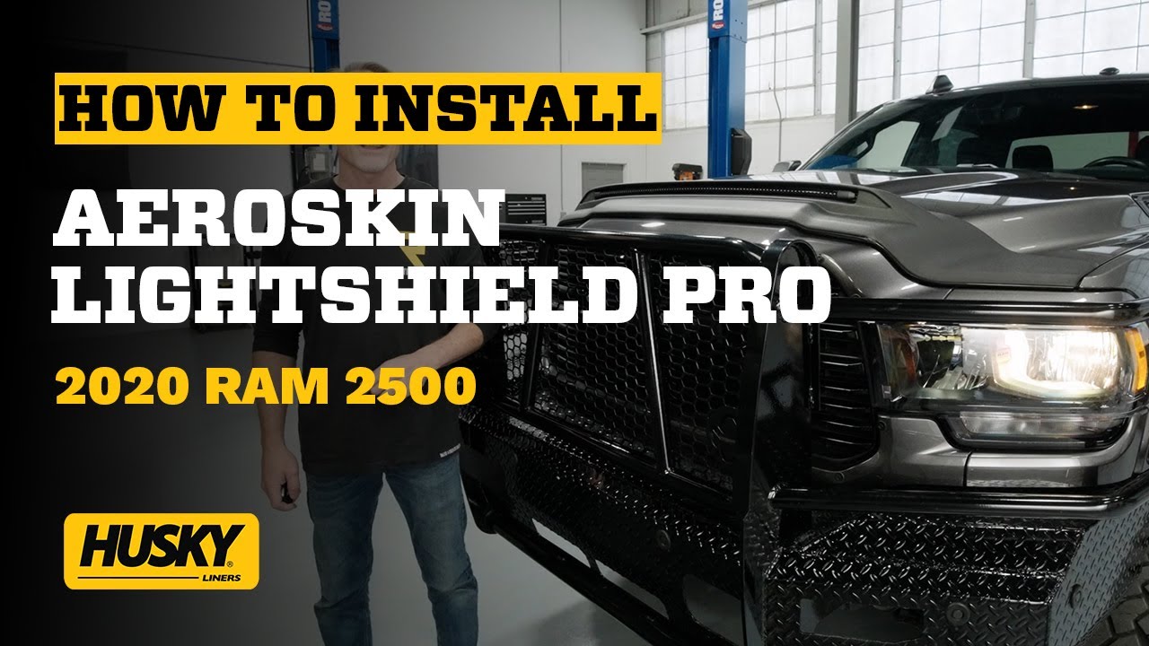 Husky Liners® Aeroskin® Lightshield® PRO Hood Protector Installation