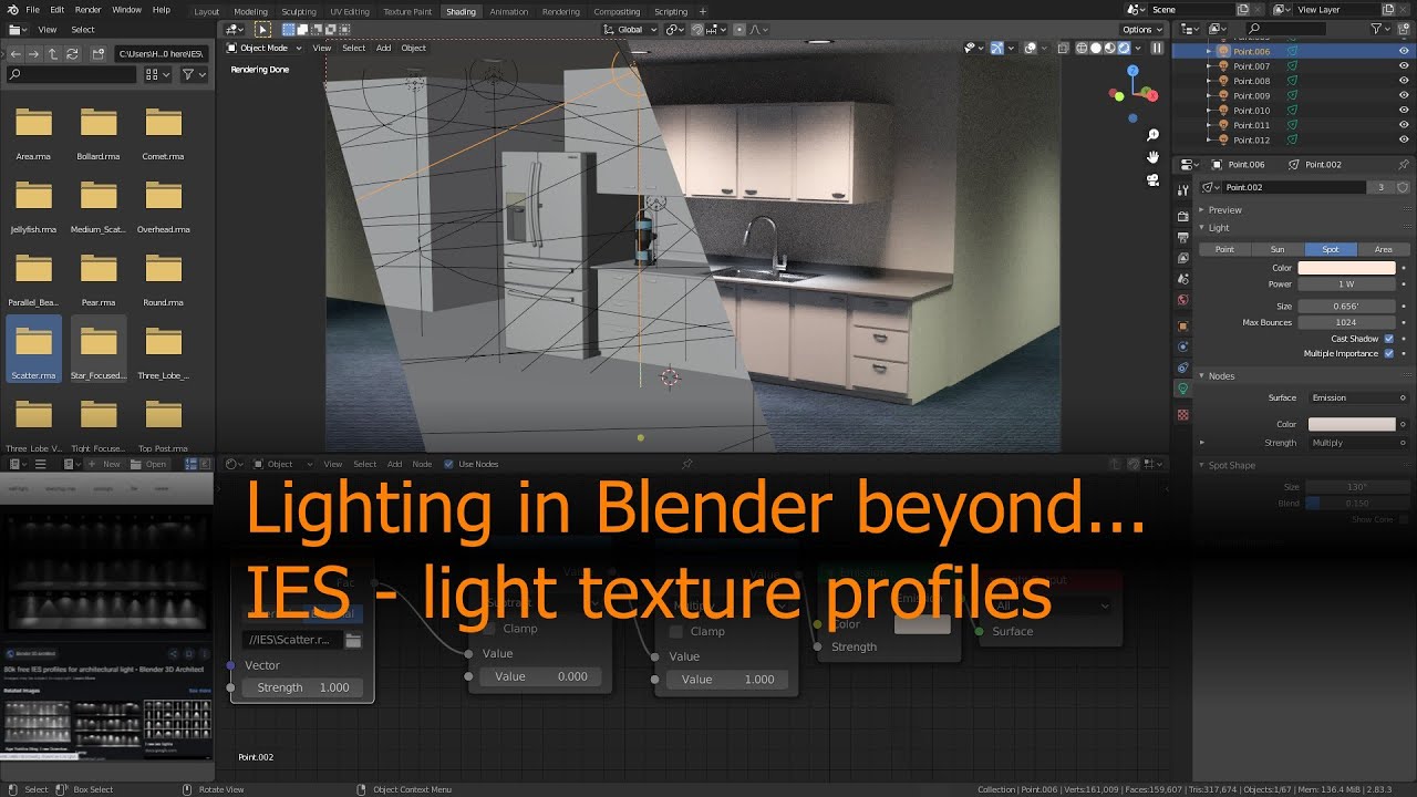 IES Lighting in Blender 3D