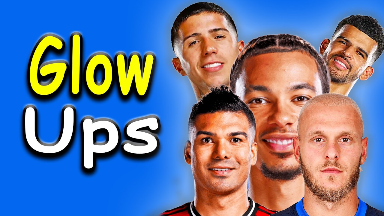 Footballers having a 'Glow Up