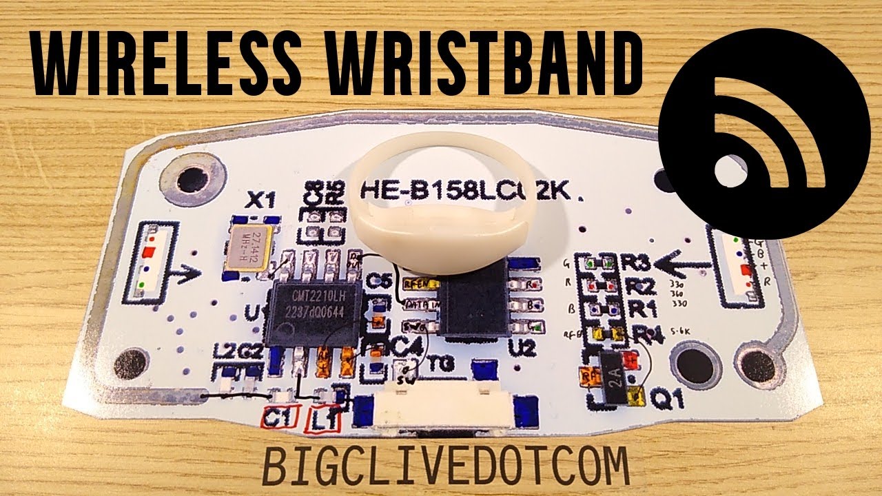 Wireless audience LED wristband