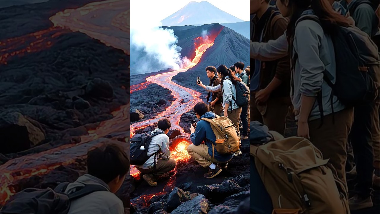 Live Magma Dome Pulse: 0.3cm/Min Swell as Crowds Film Edge (USGS Code ORANGE)