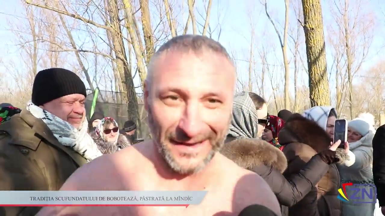 Tradiția scufundatului de Bobotează, păstrată la Mîndîc