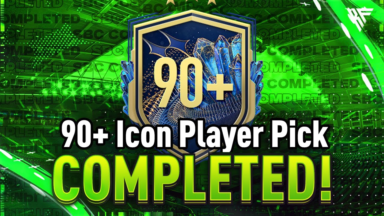 90+ Icon Player Pick SBC Completed - Tips & Cheap Method - Fifa 23