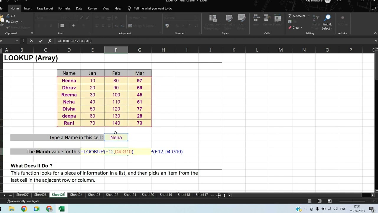 Unveiling the Excel Lookup Array and Vector Techniques