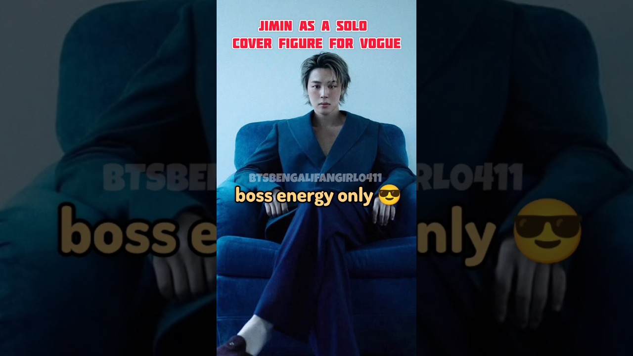 Jimin as a solo cover figure for Vogue #@BTS 