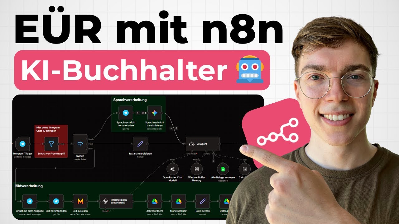 Deine Buchhaltung & EÜR automatisieren mit n8n + Mistral OCR! (Ohne Code)