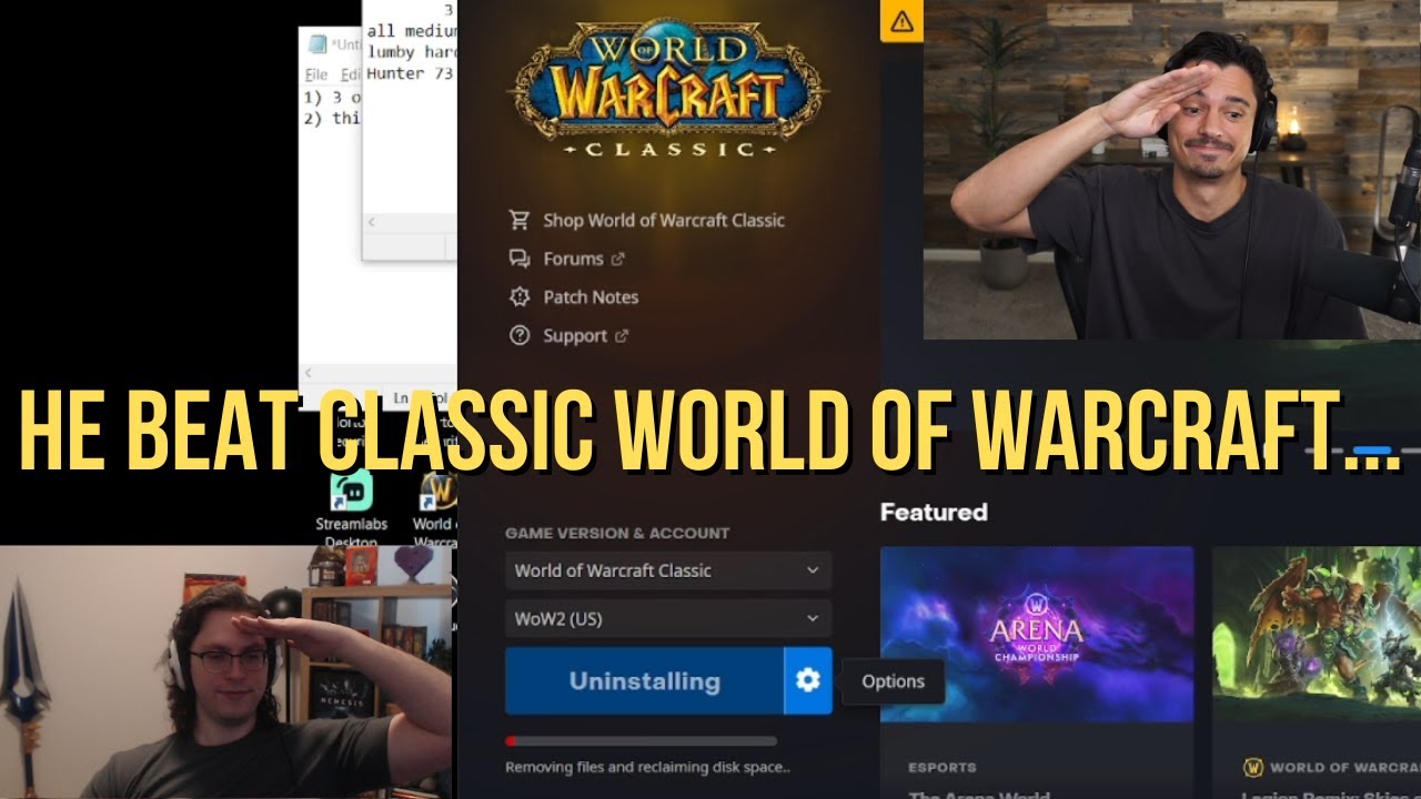 Xaryu прощается с классической ЛЕГЕНДОЙ World of Warcraft