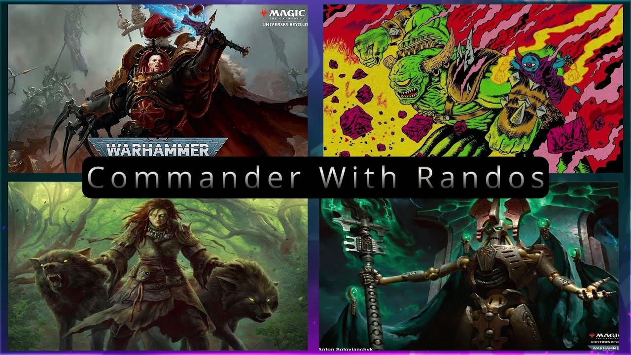 Commander With Randos Abaddon Vs Zndrsplt & Okaun Vs Szareekh Vs Faldor