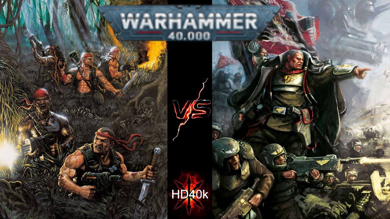 Catachan Vs Cadian Astra Militarum Warhammer 40k 2000 Point Battle Report