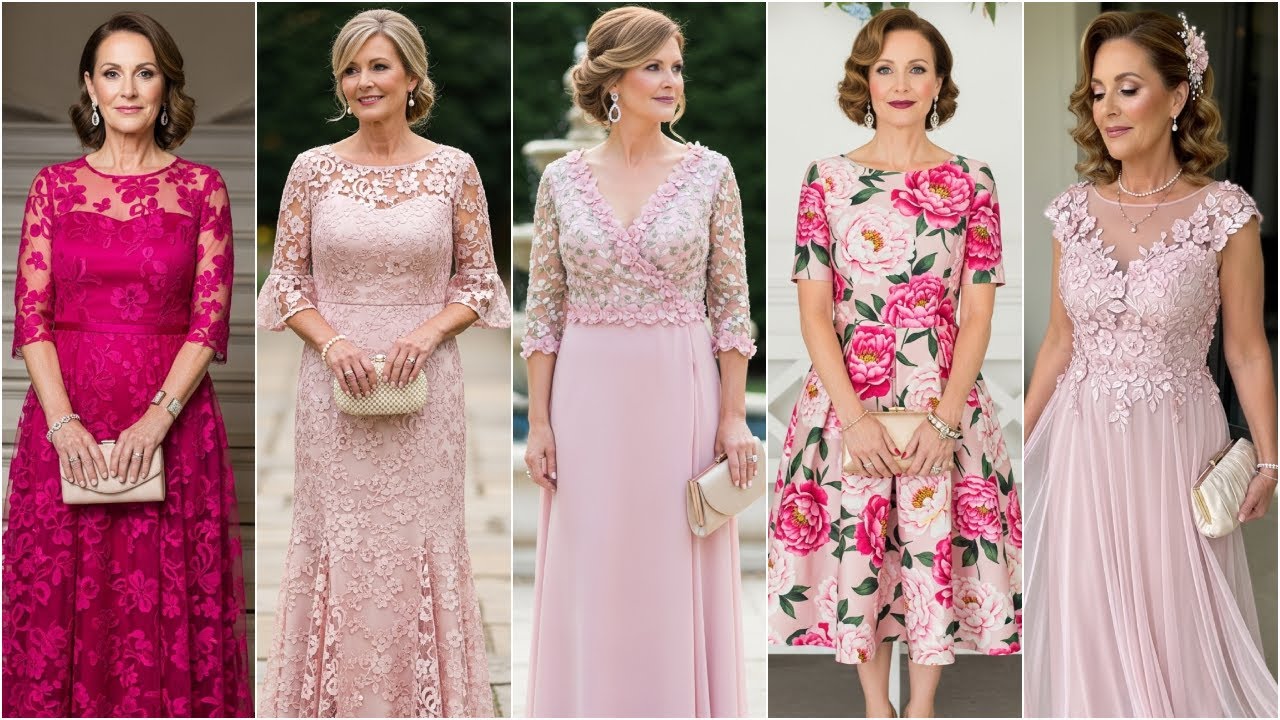 Modern Pink Floral Mother of the Bride Dresses | Find Perfect Pink Floral Mother of the Bride Dress