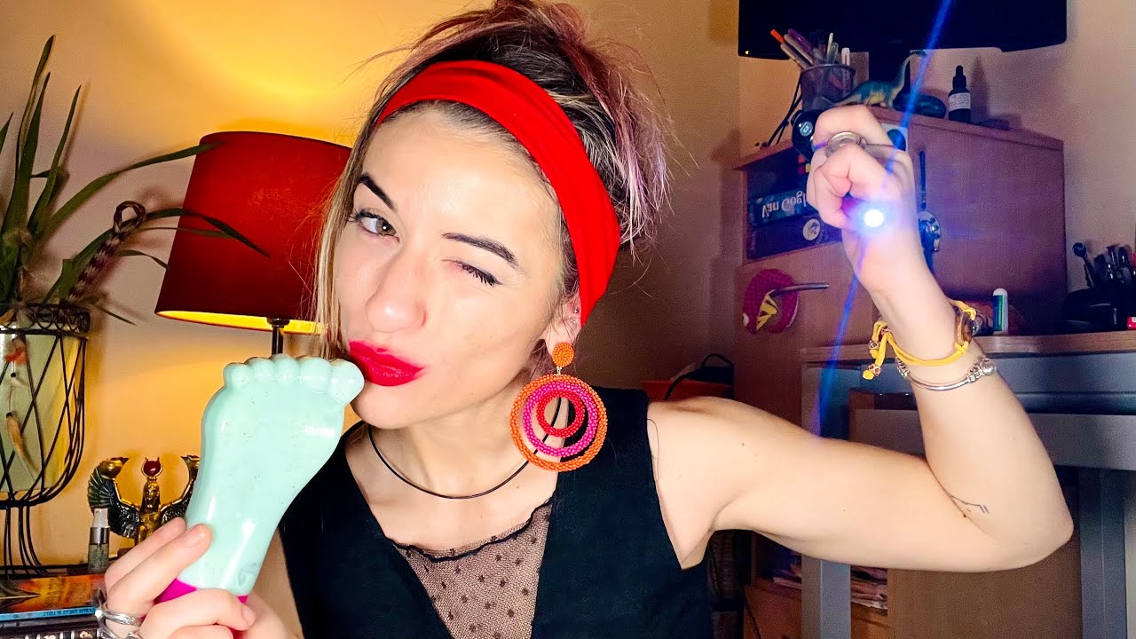 [ASMR]💋PHOTOSHOOT & FOOT RUB 📸🦶🏻by ur personal assistant..YES BOSS! (chaotic)