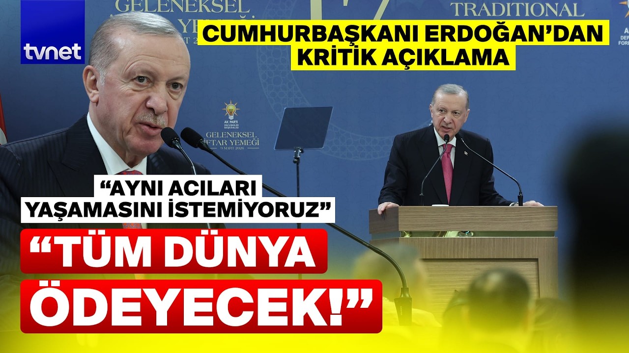 Cumhurbaşkanı Erdoğan altını çizdi: Kabul etmiyoruz!