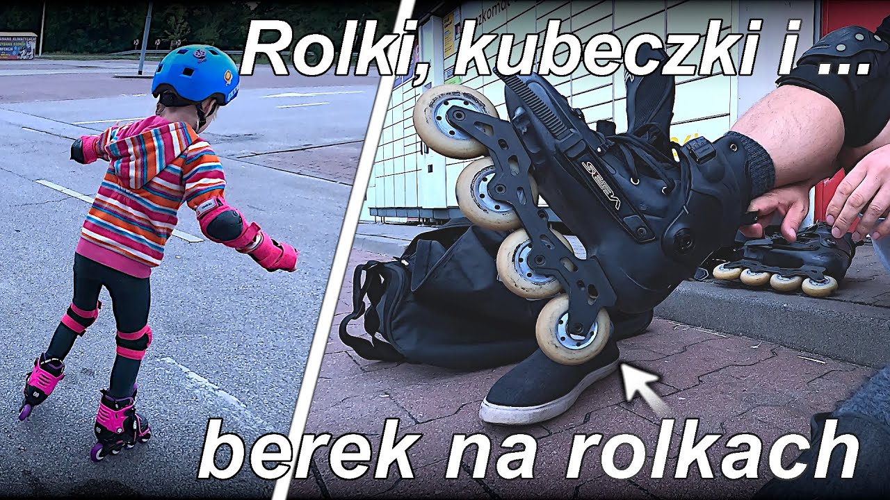 Kubeczki i berek na rolkach pod supermarketem - Rolki 88