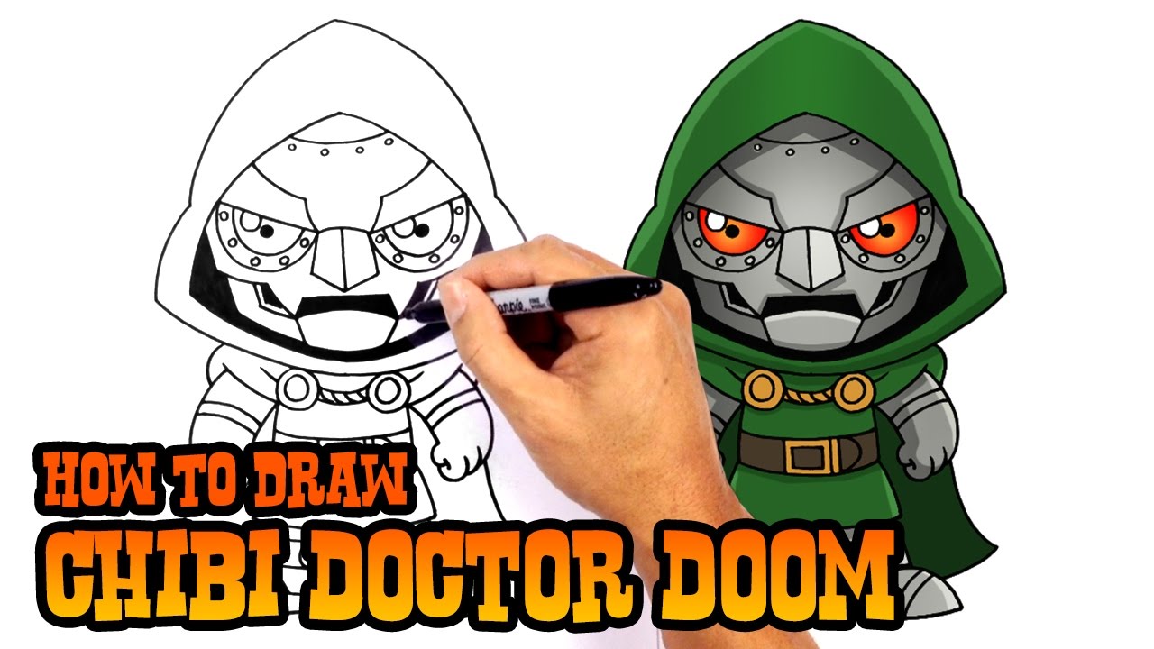 How to Draw Doctor Doom | Legion of Doom