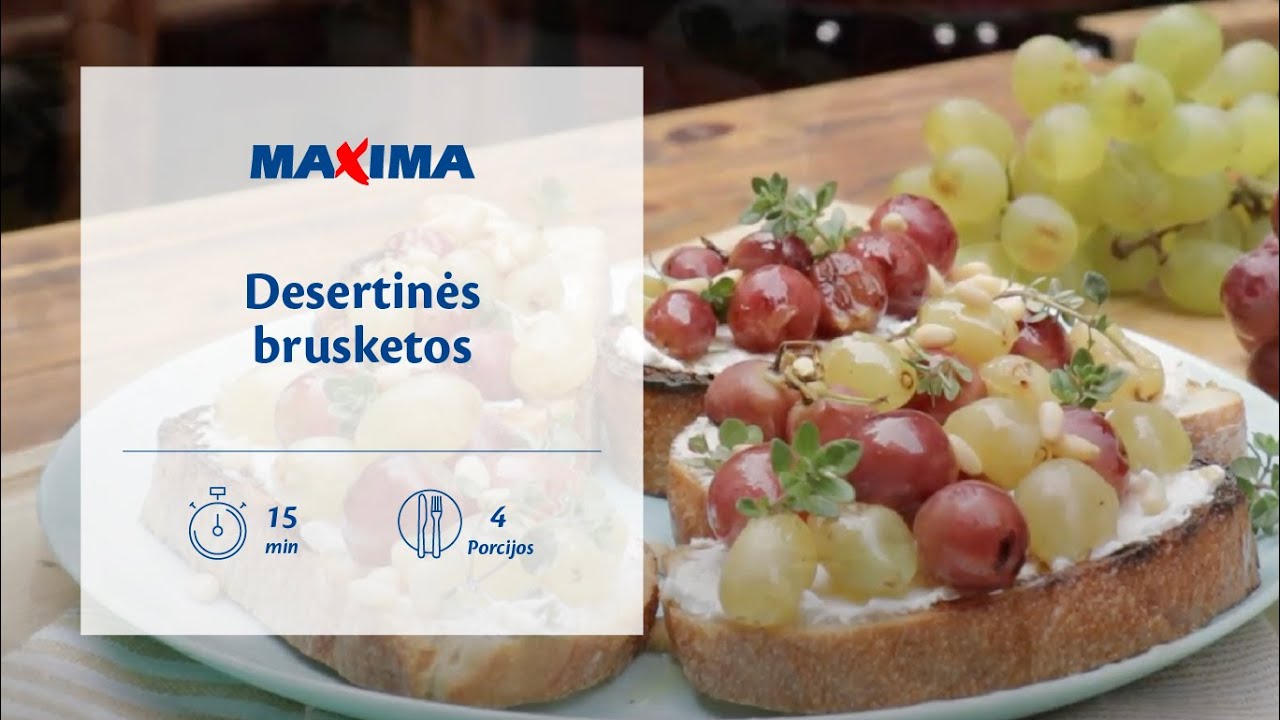 Desertinės brusketos