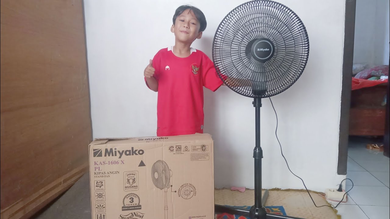 Unboxing Kipas Angin Miyako Hitam