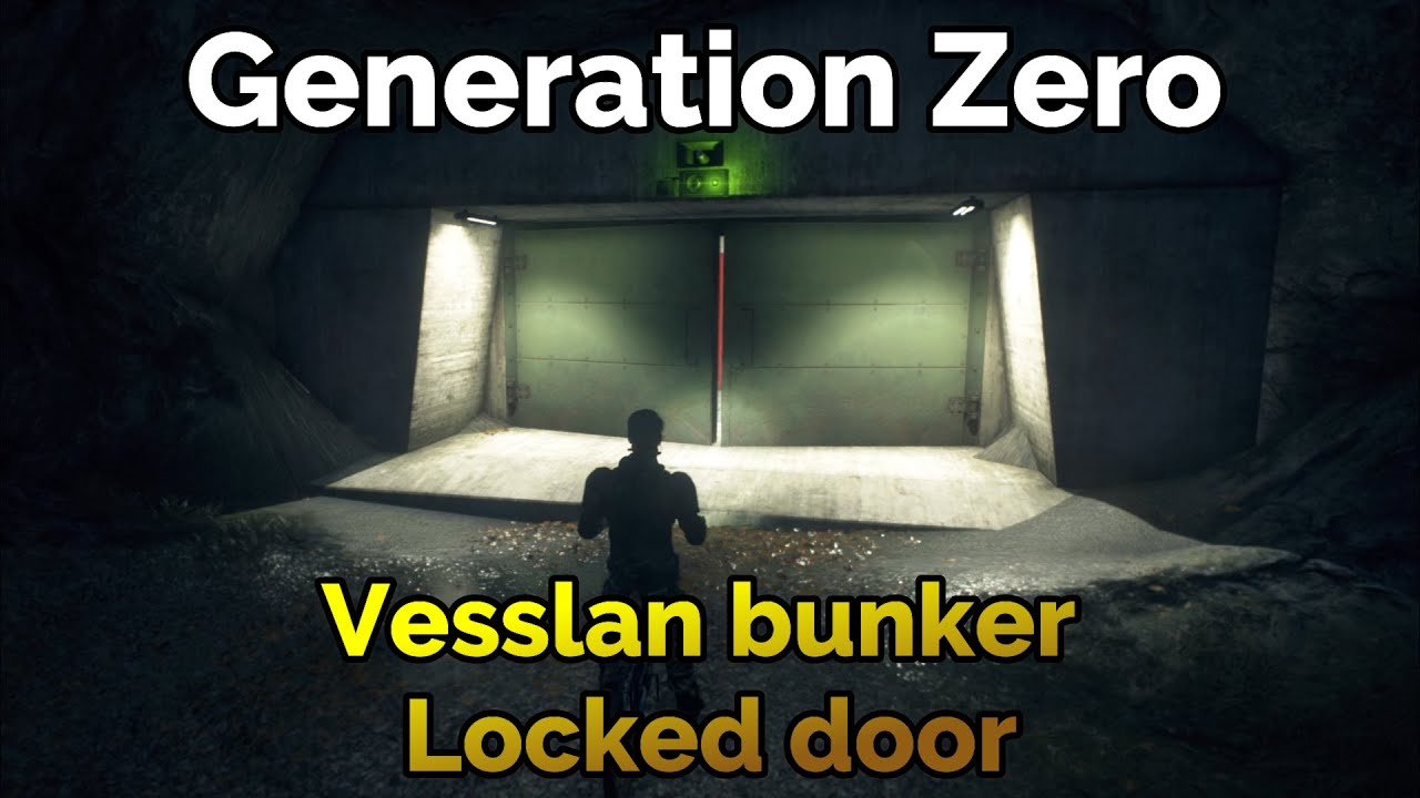 Generation Zero - Locked door at bunker Vesslan