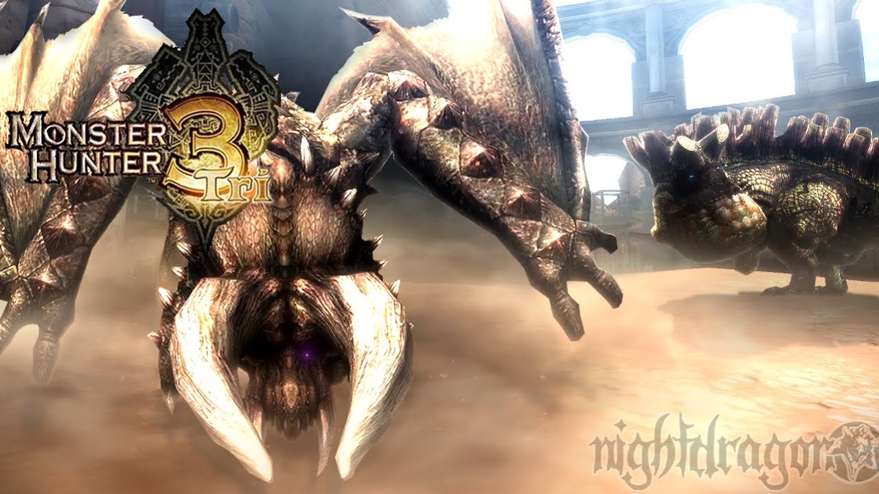 Monster Hunter Tri (Wii) Online - Arena: Diablos and Uragaan