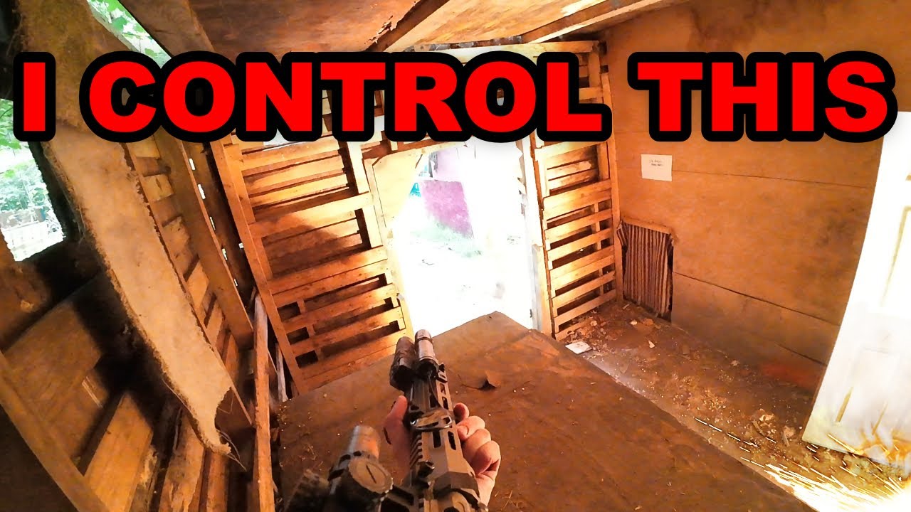 THIS HOUSE IS MINE NOW! 😈 Airsofter Solo Defends Building