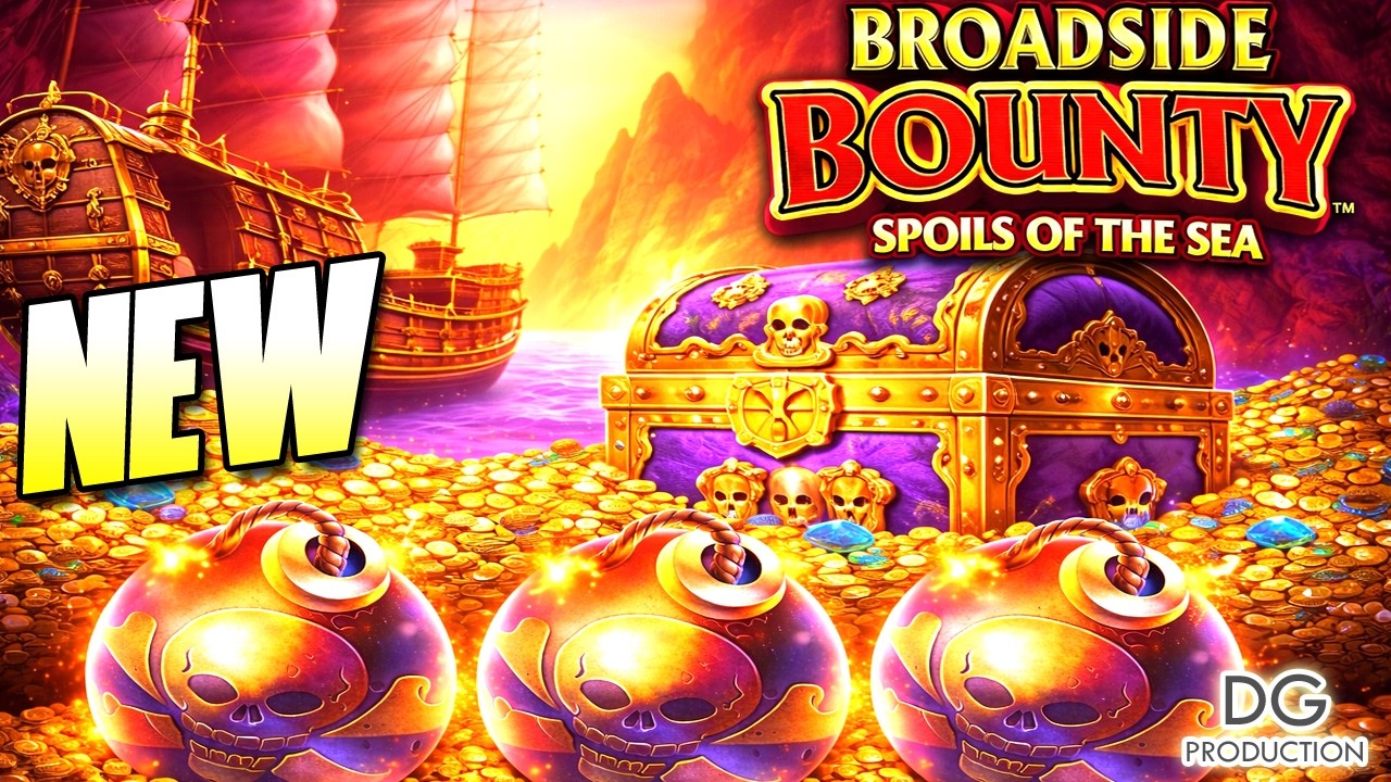 🚨OMG🚨NEW BROADSIDE BOUNTY SPOILS OF THE SEA PACIFIC FORTUNE SLOT MACHINE 2026 LAS VEGAS GRAND CASINO