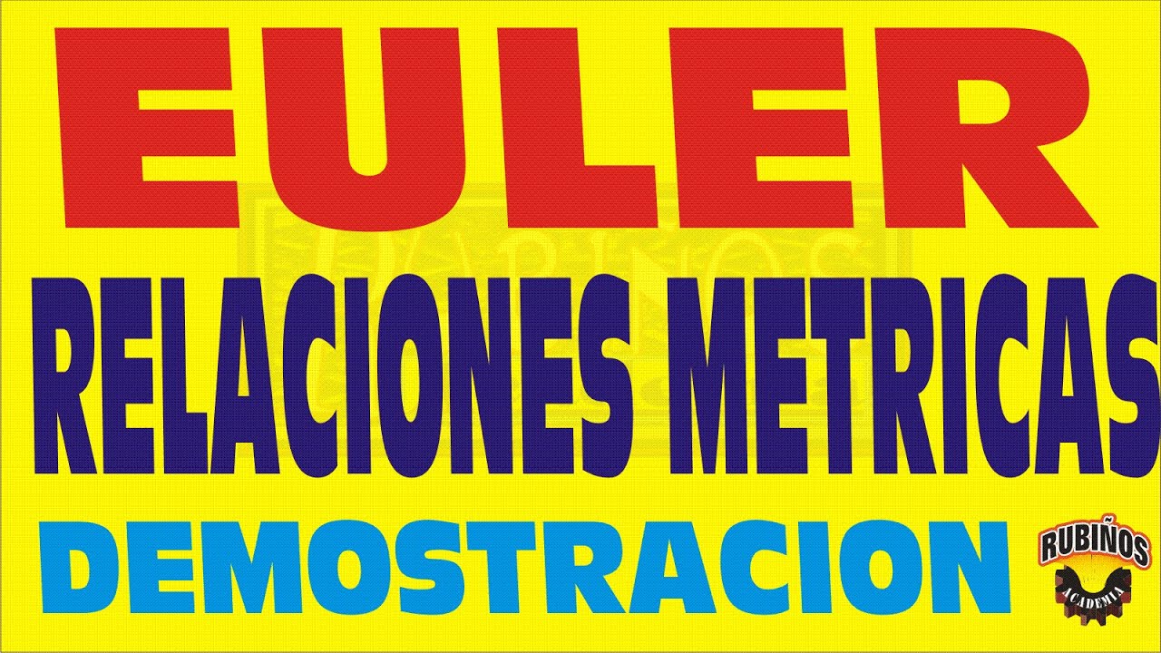 TEOREMA DE EULER-RELACIONES METRICAS EN CUADRILATEROS-DEMOSTRACION