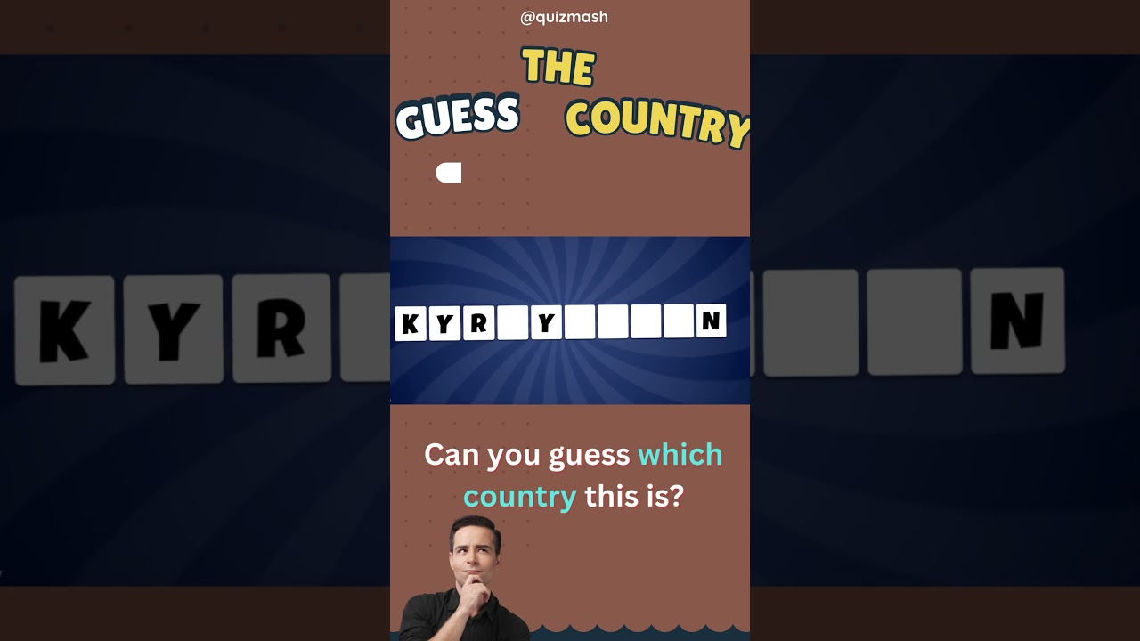 🌎🤔 Unscramble the Letters: Which Country Is This? #CountryTrivia #LetterPuzzle #GeographyFun