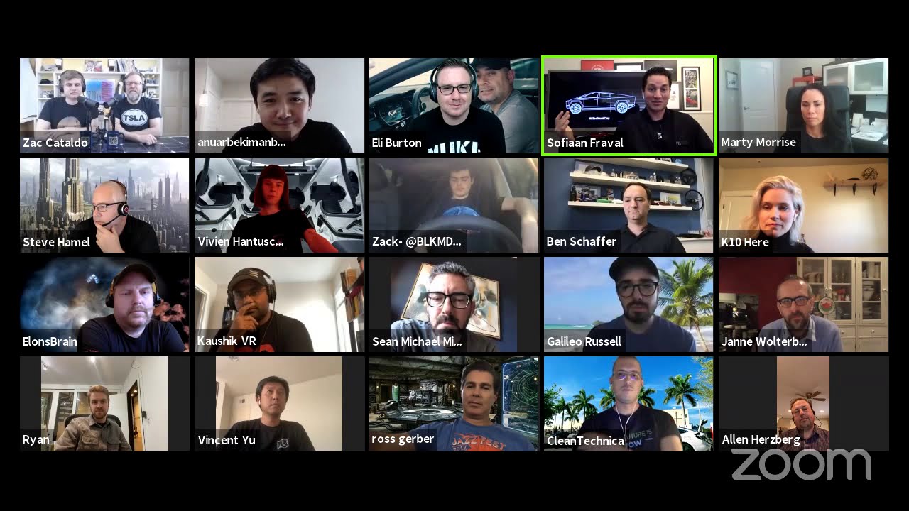 Third Row Tesla Livestream for Elon Musk Day!!!