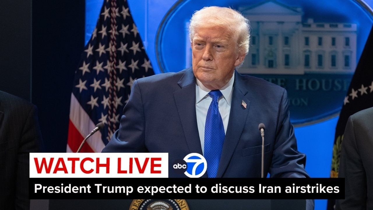 LIVE | President Donald Trump discusses U.S. and Israeli airstrikes on Iran
