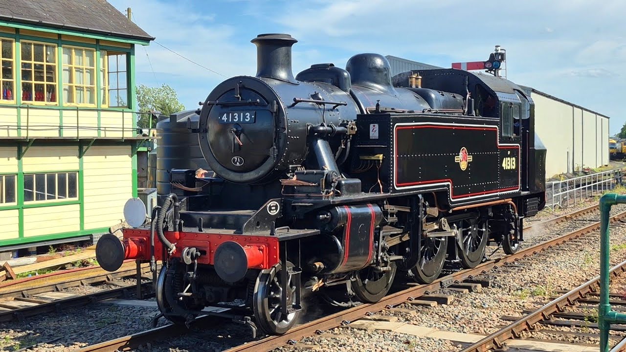 IWSR locomotive 41313 at the Mid Norfolk Railway Gala 2025 - Presented by WightWanderer