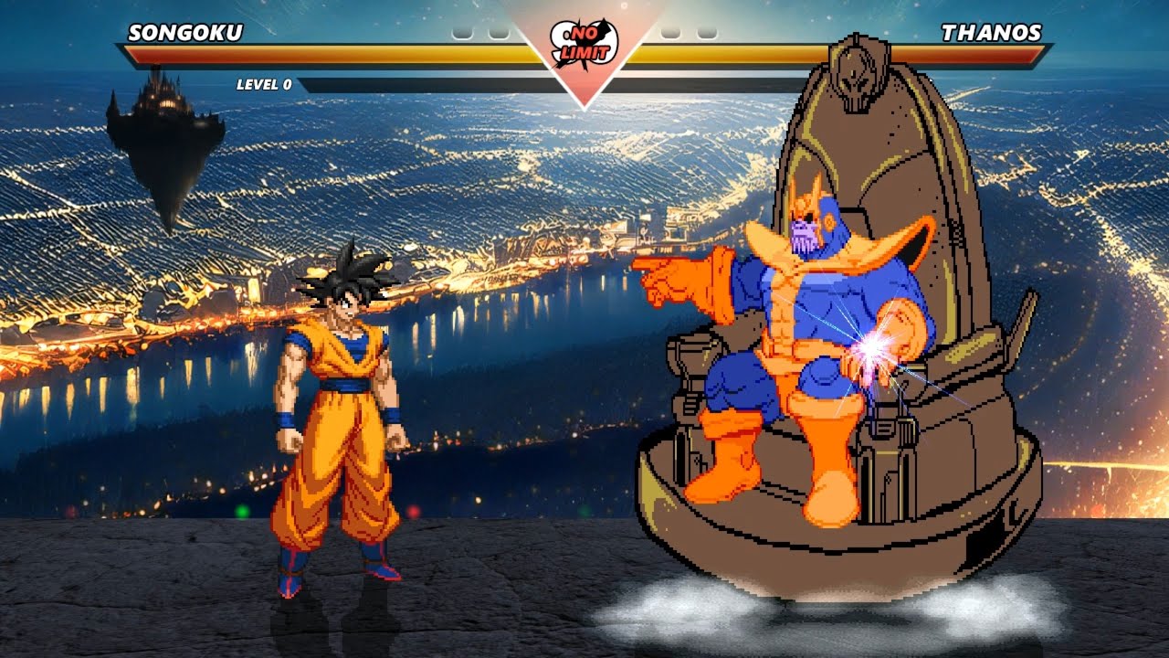 GOKU vs THANOS - Highest Level Incredible Epic Fight!
