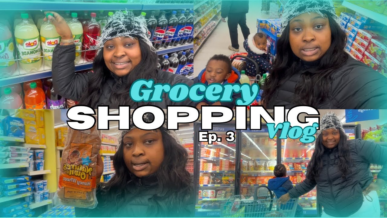 Grocery Shopping on a Low budget + The Deli Counter had Attitude? + I was hit with a shopping cart ?