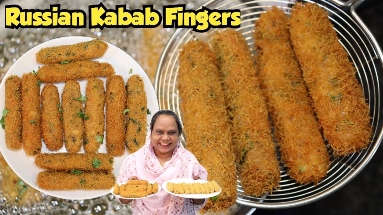 Russian kabab Finger | Iftar Recipe | Chicken Russian kabab | Chicken Kabab Recipe | Ramadan Special