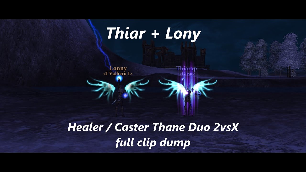 DAoC Eden Season 2 2024 - Healer PoV Thiar Lony Duo Healer/Thane (Caster) 2vsX