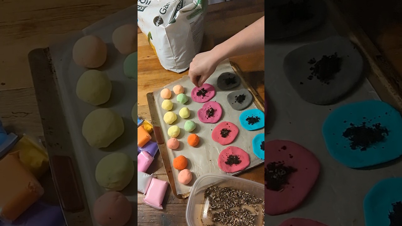 Making colorful seed bombs/ super easy #growsomethingbeautiful #homestead #seeds