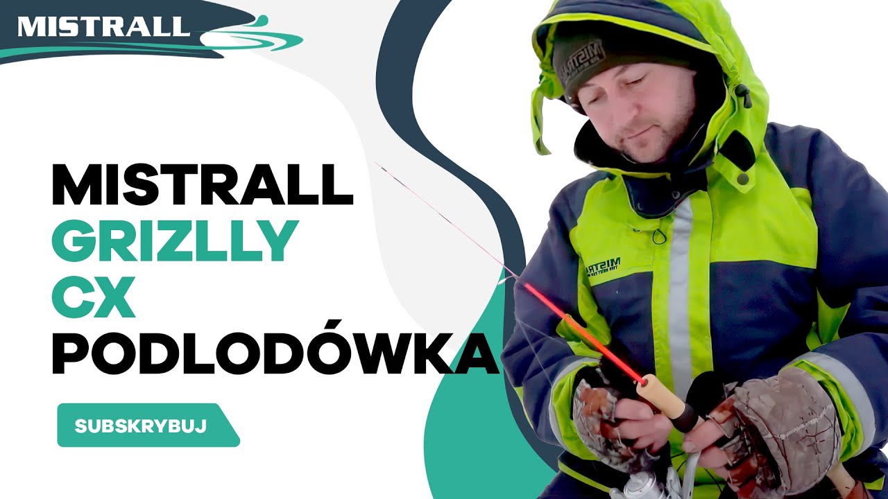 Mistrall Grizzly CX podlod&oacute;wki I  CZUŁA WĘDKA DO ŁOWIENIA OKONI !