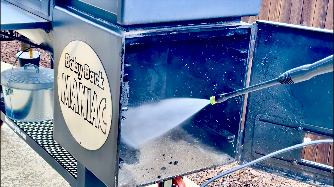 How to Clean Grill Firebox (BBQ offset smoker) | Amazing Transformation