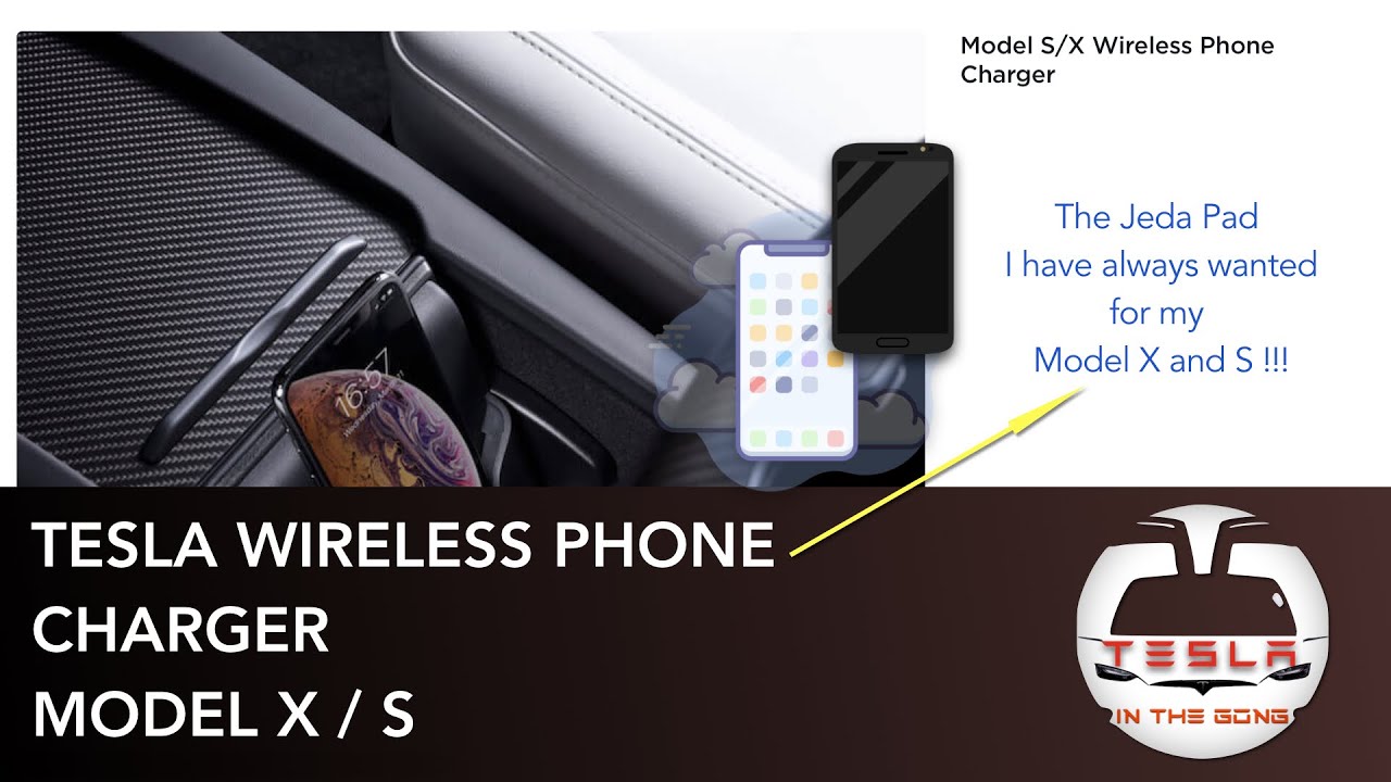 Original Tesla Model X / S  Wireless Qi Phone Charger | Review and Instalation Guide