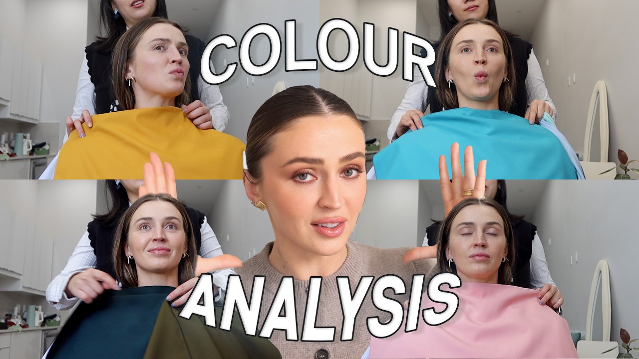*FINALLY* trying the viral colour analysis appointment 👀🎨