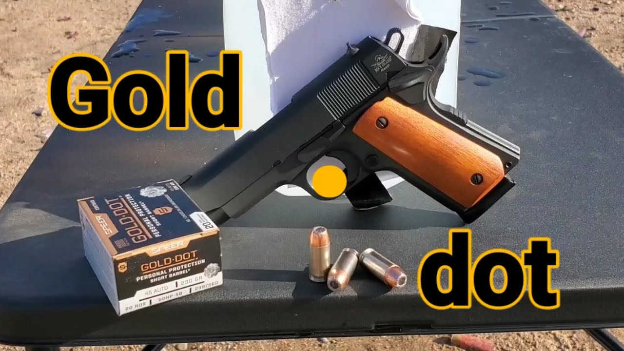 .45 acp speer gold dot *short barrel* 230 grain (rock island gi cs 3.5