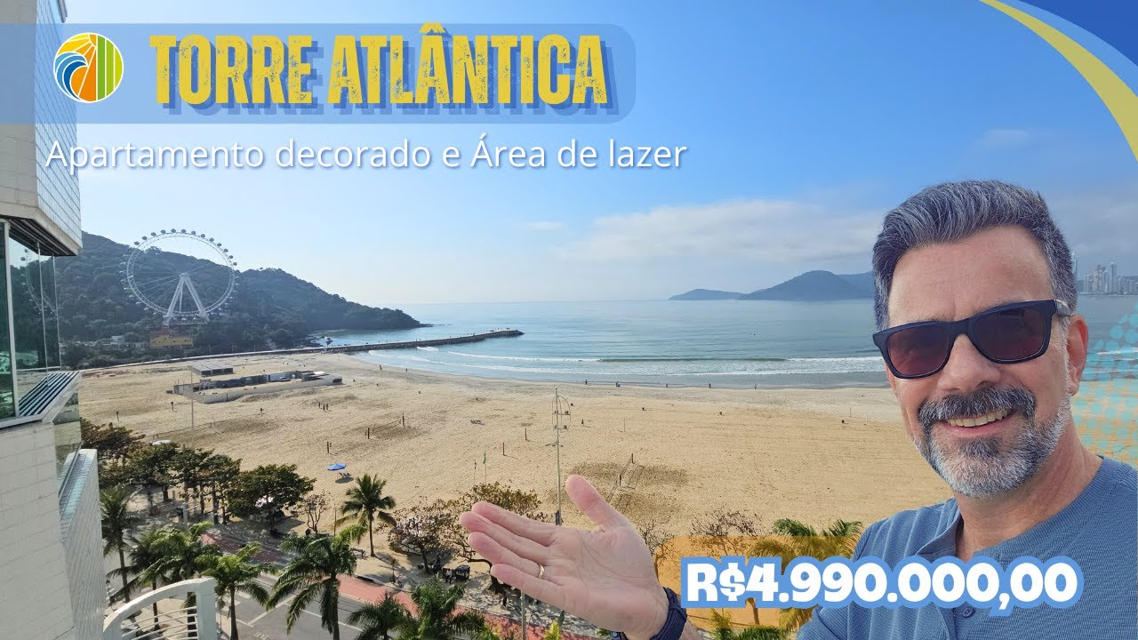 Torre Atlantica, reformado frente mar com lazer completo