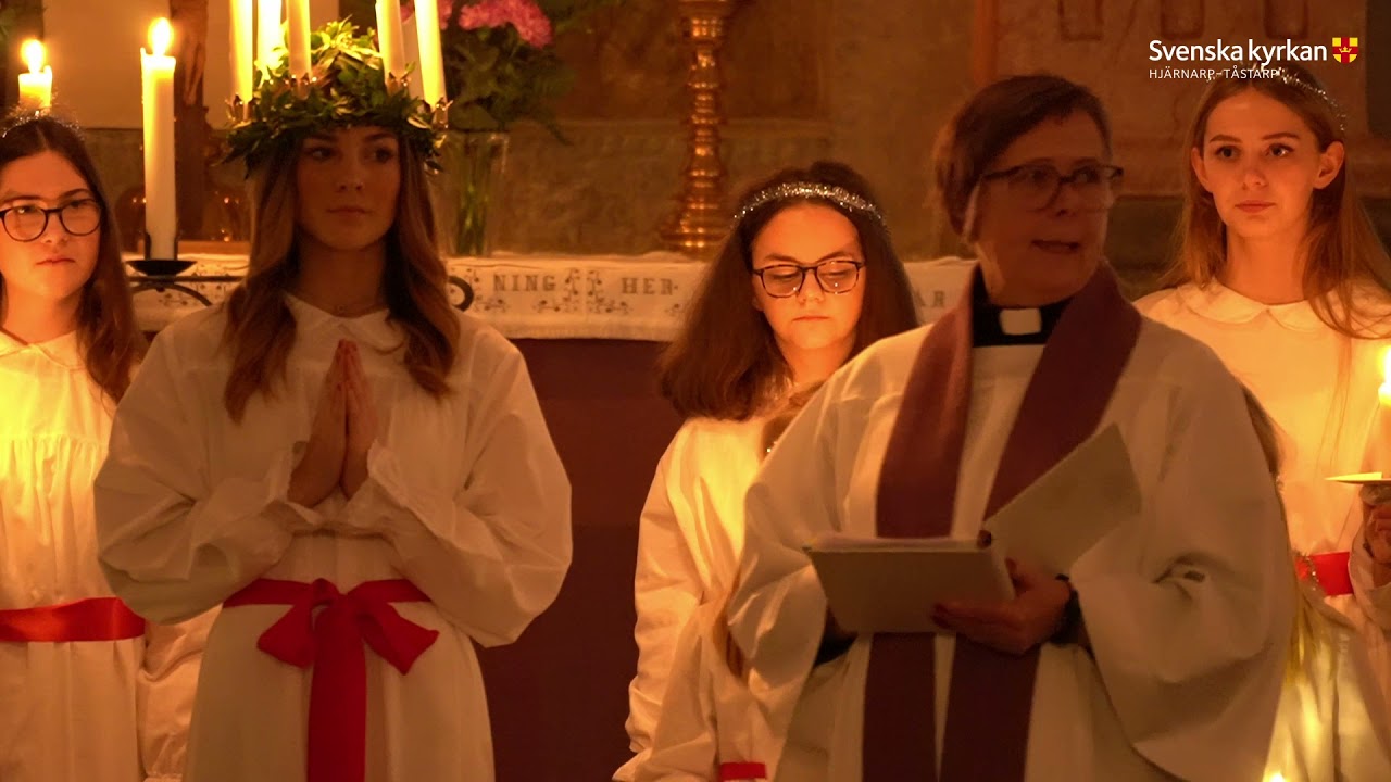Lucia 2021 från Hjärnarps kyrka