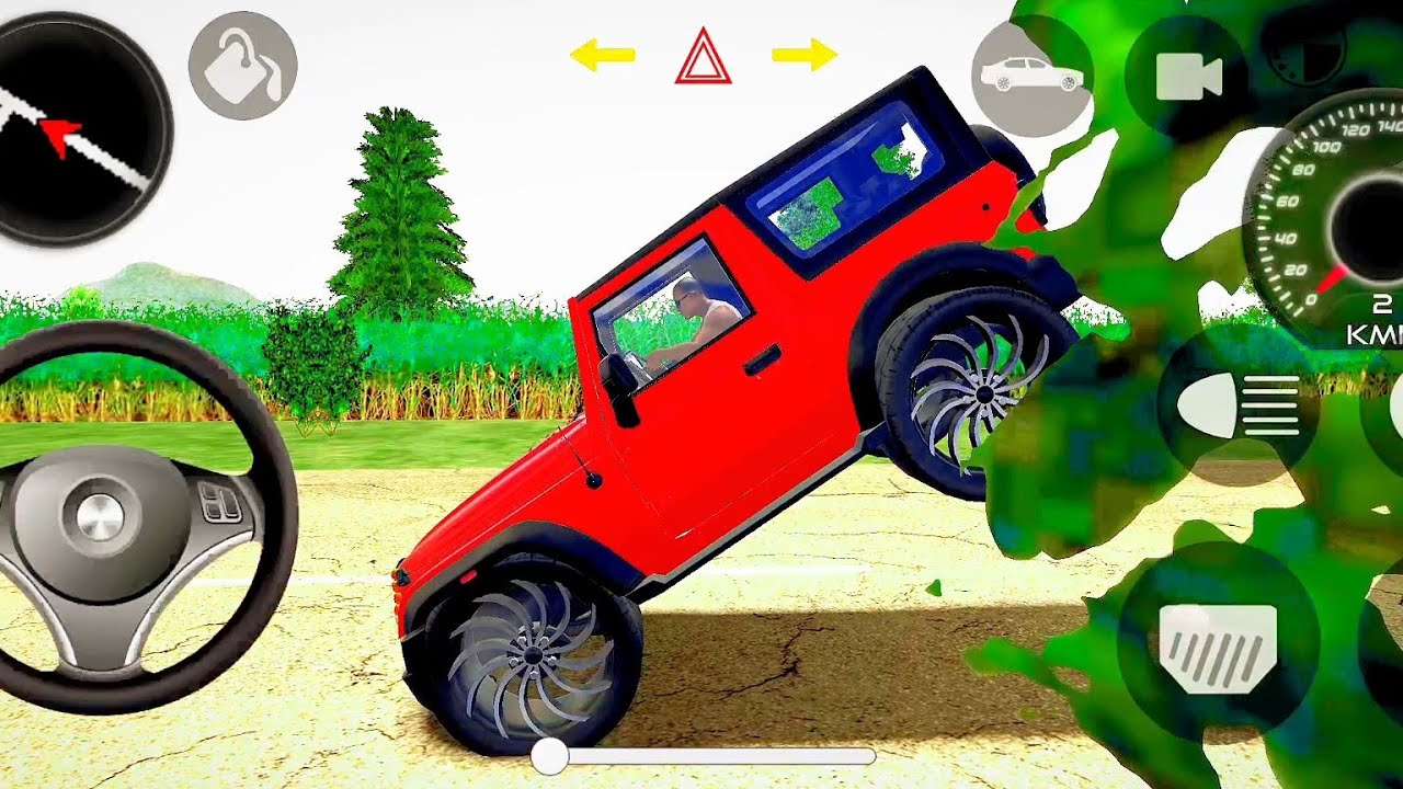 Modified Mahindra😈 Thar Car Games: Indian Cars (Gadi Wala Game) - Car Game Android Gameplay 2025⚡