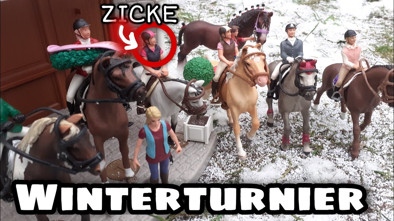 Winterturnier😍Schleich|Zicke+ RIESIGER STURZ😱